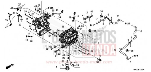 CYLINDER BLOCK GL1800J de 2018